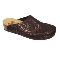 Scholl chaussons mules Silène 42 -moka