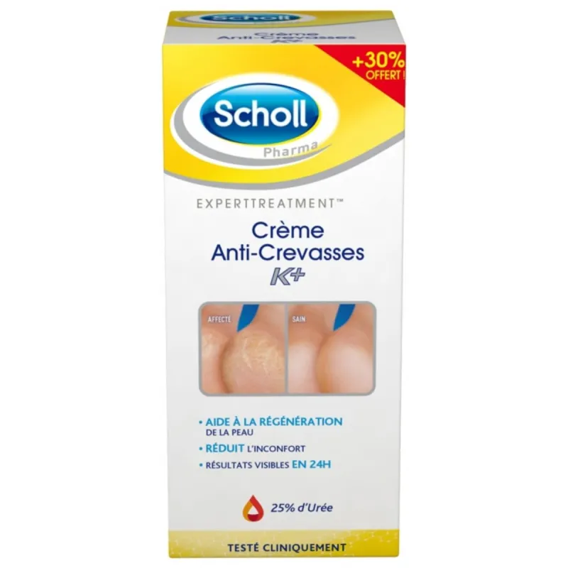 Scholl Crème Reconstituante K+ 120ml