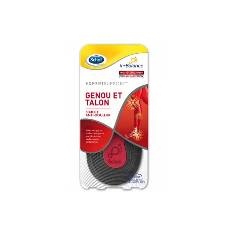 Scholl Expert Support Semelles Genou et Talon -37-39.5 Scholl Expert Support Semelles Genou et Talon -37-39.5