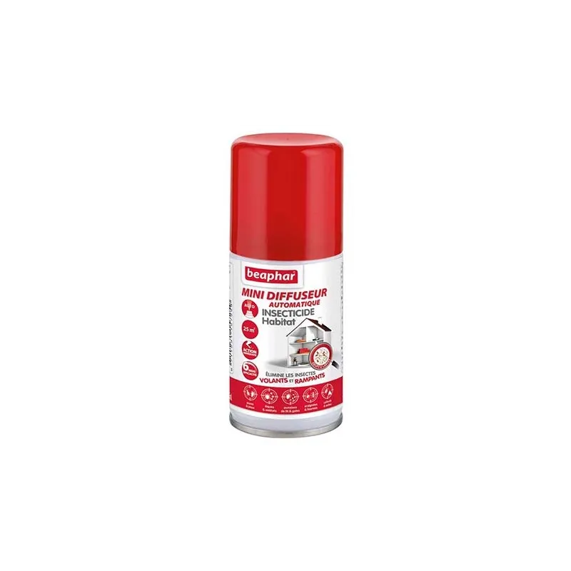 Beaphar Mini Diffuseur Automatique Insecticide Habitat 75ml