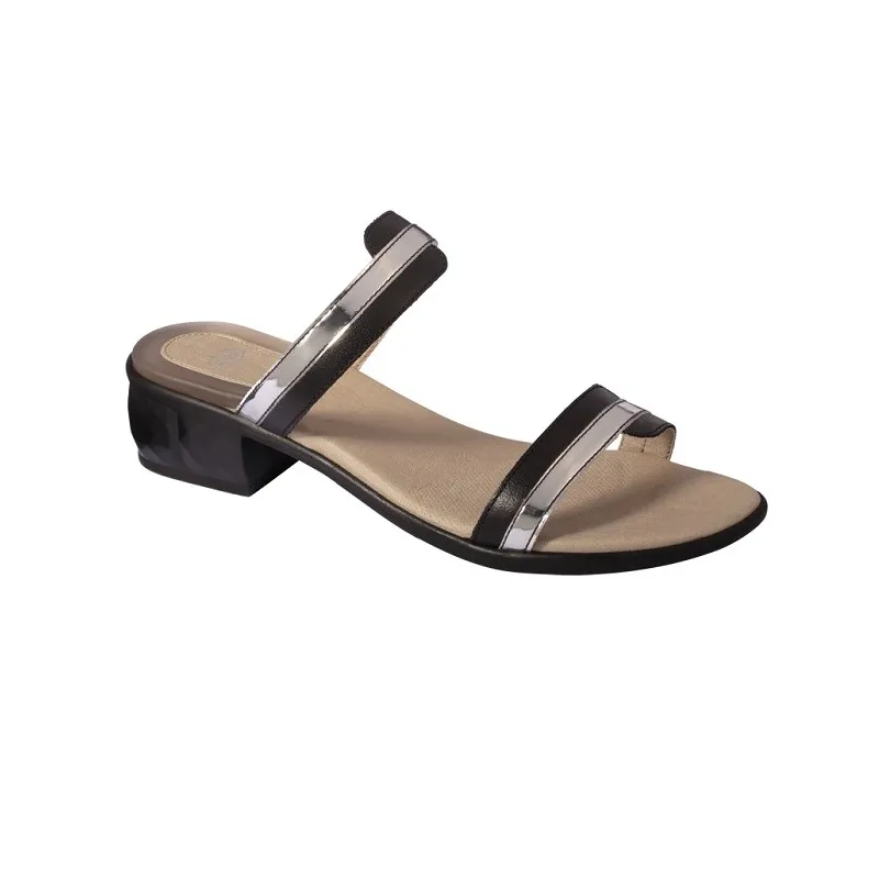 Scholl mules ASTRID -noir/argent -42