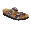 Scholl mules KAORY -marron foncé/argent -42