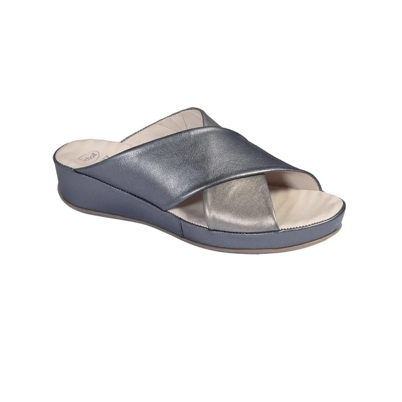 Scholl mules MERRIE -bleu/étain -39