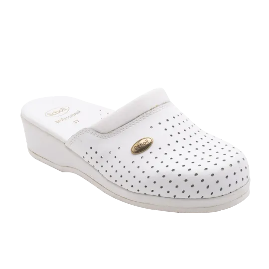 Scholl Sabot Backguard gamme professionnelle taille 44 -blanc Scholl Sabot Backguard gamme professionnelle taille 44 -blanc