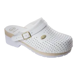 Scholl Sabot perforé gamme professionnelle taille 41 -blanc