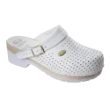 Scholl Sabot perforé gamme professionnelle taille 41 -blanc Scholl Sabot perforé gamme professionnelle taille 41 -blanc