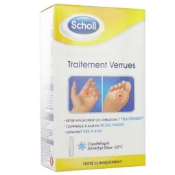 Scholl Traitement Verrues Cryothérapie 80ml