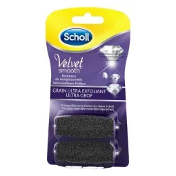 Scholl Velvet Smooth Rouleaux de Remplacement Grain Ultra Exfoliant x2