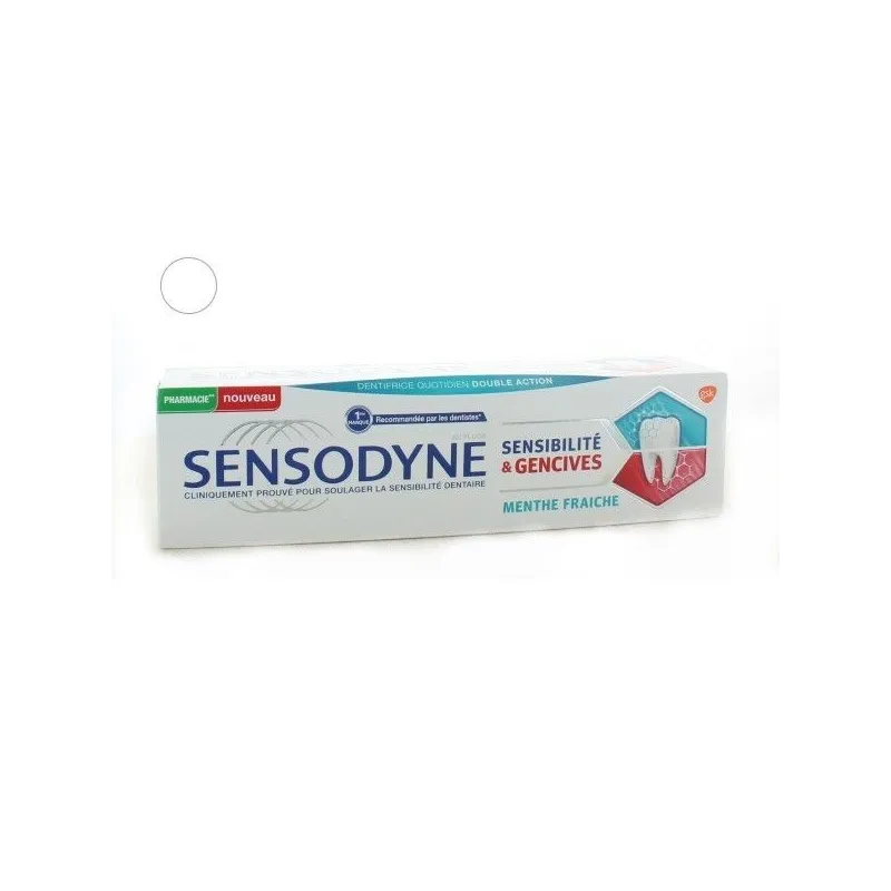 Sensodyne Sensibilité et Gencives Dentifrice Menthe Fraîche
