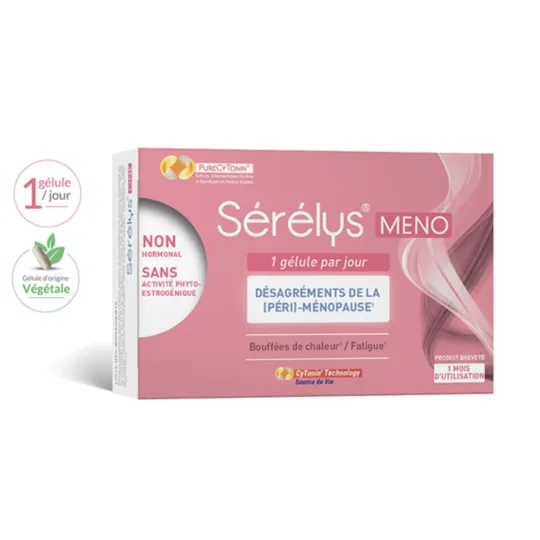 Sérélys Meno Désagrément Ménopause 60 gélules Sérélys Meno Désagrément Ménopause 60 gélules