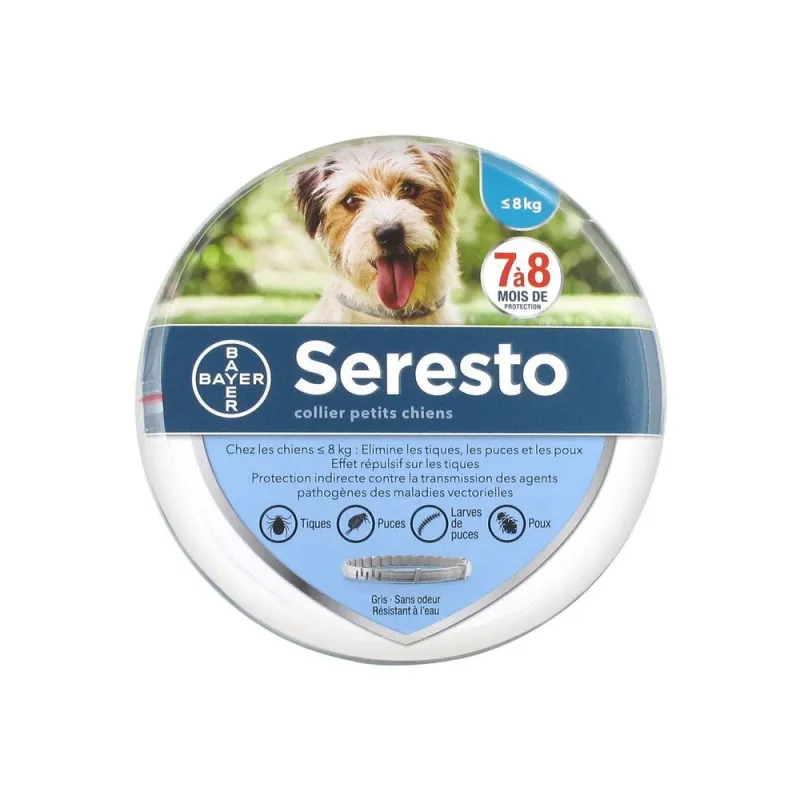 Seresto Collier Petit Chien de Moins de 8kg Seresto Collier Petit Chien de Moins de 8kg