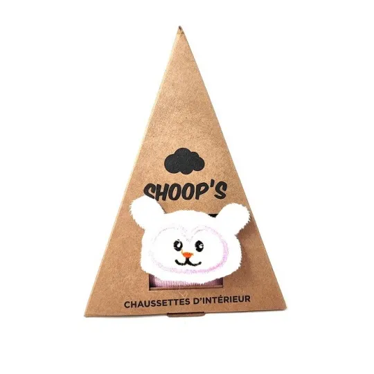 Shoop's Chaussettes d'Intérieur bébé de 6 à 24 mois-Mouton rose Shoop's Chaussettes d'Intérieur bébé de 6 à 24 mois-Mouton rose