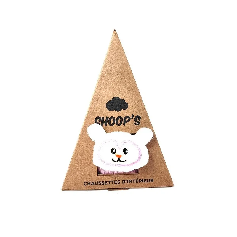 Shoop's Chaussettes d'Intérieur bébé de 6 à 24 mois-Mouton rose Shoop's Chaussettes d'Intérieur bébé de 6 à 24 mois-Mouton rose