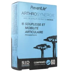 SID Nutrition Arthrosynergie Preventlife - 60 comprimés