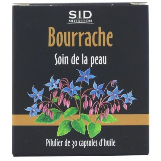 SID Nutrition Bourrache 30 Gélules