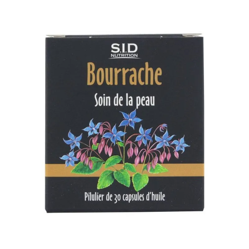 SID Nutrition Bourrache 30 Gélules