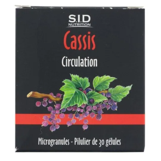 SID Nutrition Cassis 30 Gélules SID Nutrition Cassis 30 Gélules