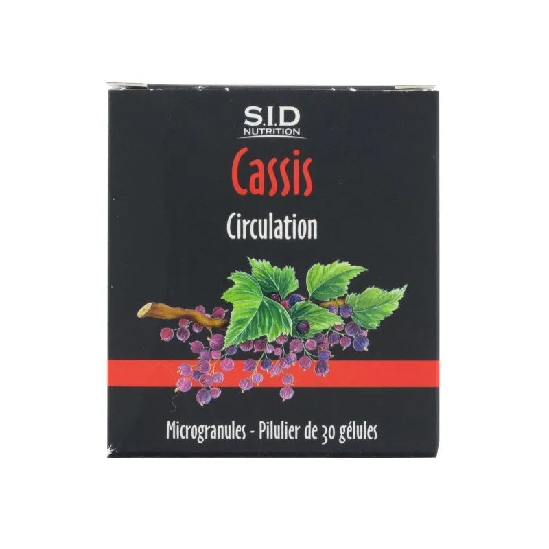 SID Nutrition Cassis 30 Gélules SID Nutrition Cassis 30 Gélules