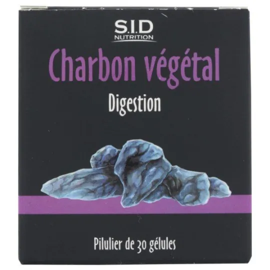 SID Nutrition Charbon Végétal 30 Gélules SID Nutrition Charbon Végétal 30 Gélules