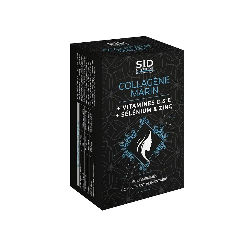 SID Nutrition Collagène Marin 60 comprimés SID Nutrition Collagène Marin 60 comprimés