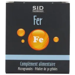 SID Nutrition Fer 30 Gélules
