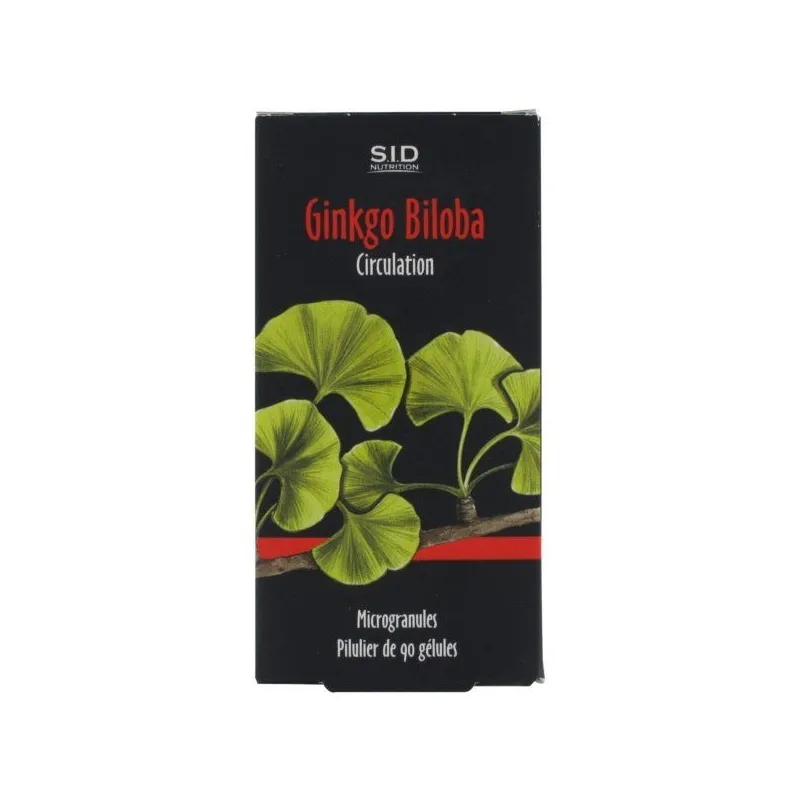 SID Nutrition Ginkgo Biloba 90 Gélules SID Nutrition Ginkgo Biloba 90 Gélules