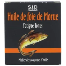 SID Nutrition Huile de Foie de Morue 30 Capsules
