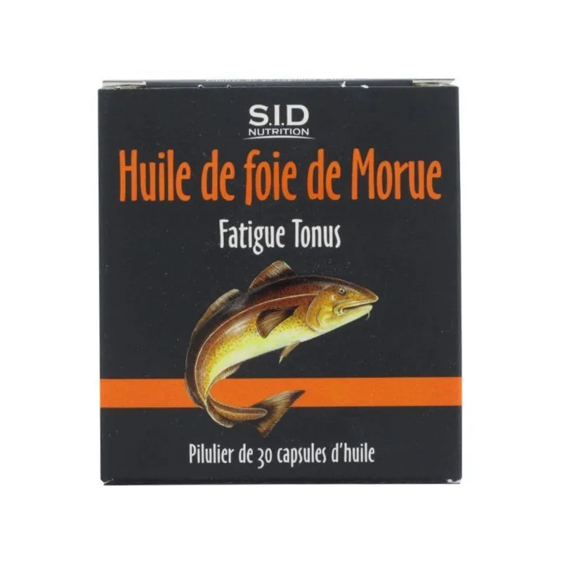 SID Nutrition Huile de Foie de Morue 30 Capsules SID Nutrition Huile de Foie de Morue 30 Capsules