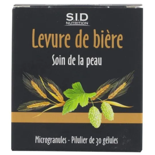SID Nutrition Levure de Bière 30 Gélules SID Nutrition Levure de Bière 30 Gélules