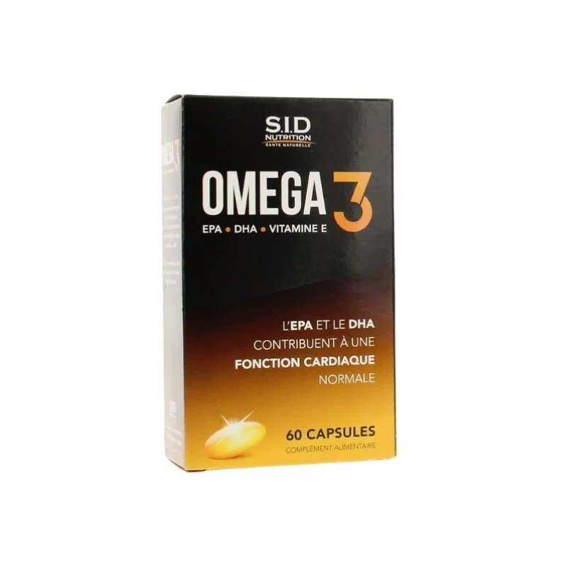 SID Nutrition Omega 3 Fonction Cardiaque 60 Capsules SID Nutrition Omega 3 Fonction Cardiaque 60 Capsules