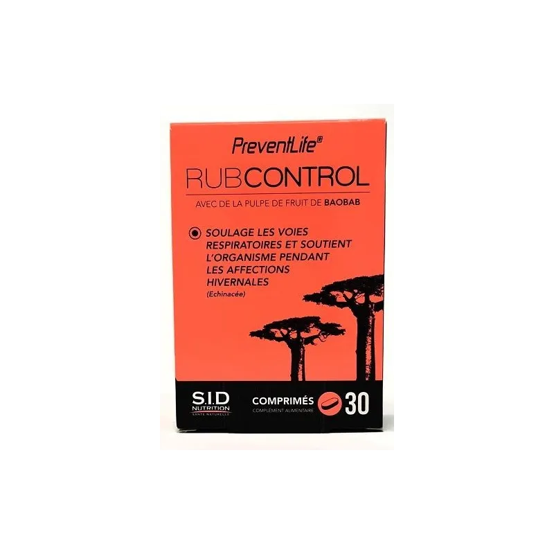Sid Nutrition Preventlife RubControl 30 Comprimés