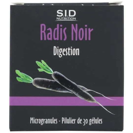 SID Nutrition Radis Noir 30 Gélules SID Nutrition Radis Noir 30 Gélules