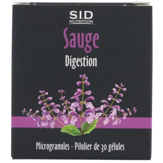 SID Nutrition Sauge 30 Gélules SID Nutrition Sauge 30 Gélules