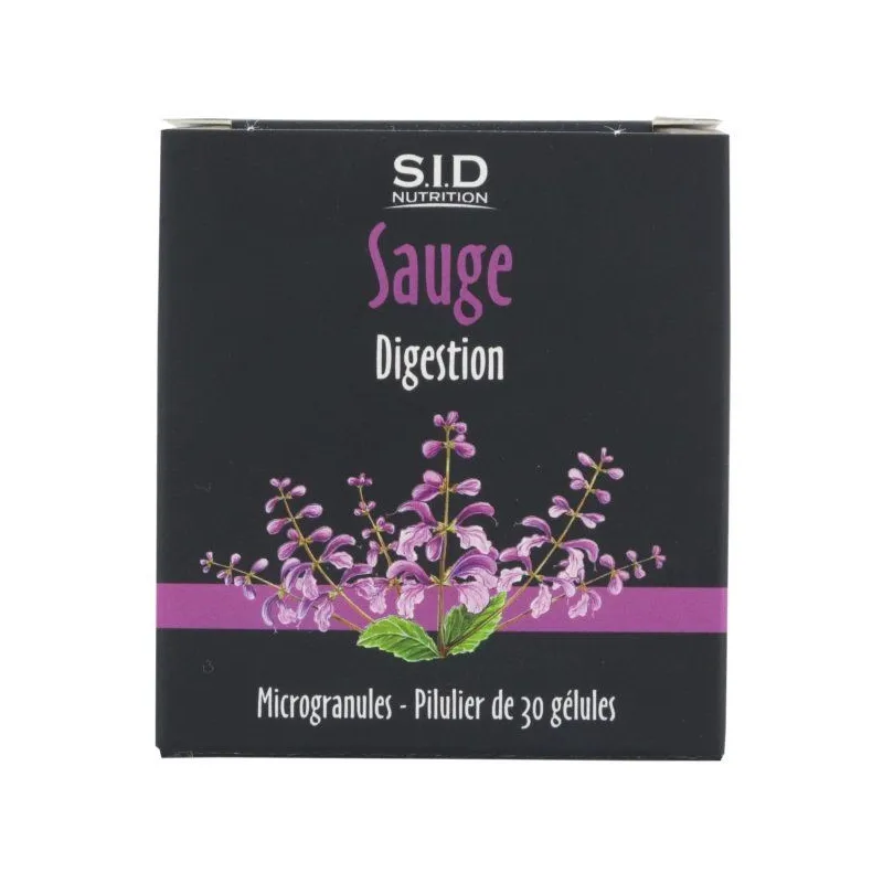 SID Nutrition Sauge 30 Gélules SID Nutrition Sauge 30 Gélules