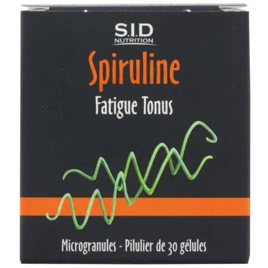 SID Nutrition Spiruline 30 Gélules