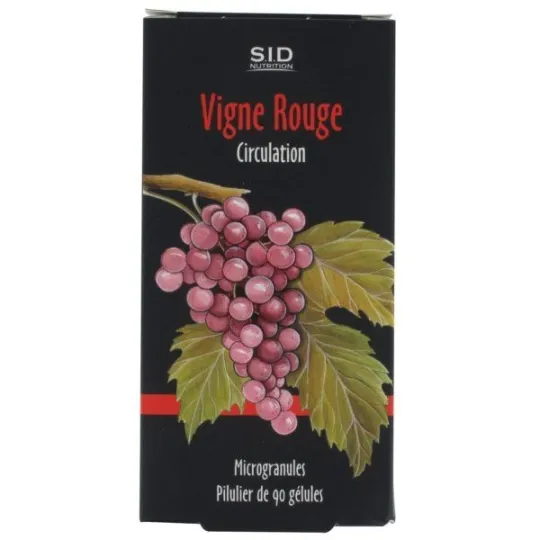 SID Nutrition Vigne Rouge 90 Gélules SID Nutrition Vigne Rouge 90 Gélules