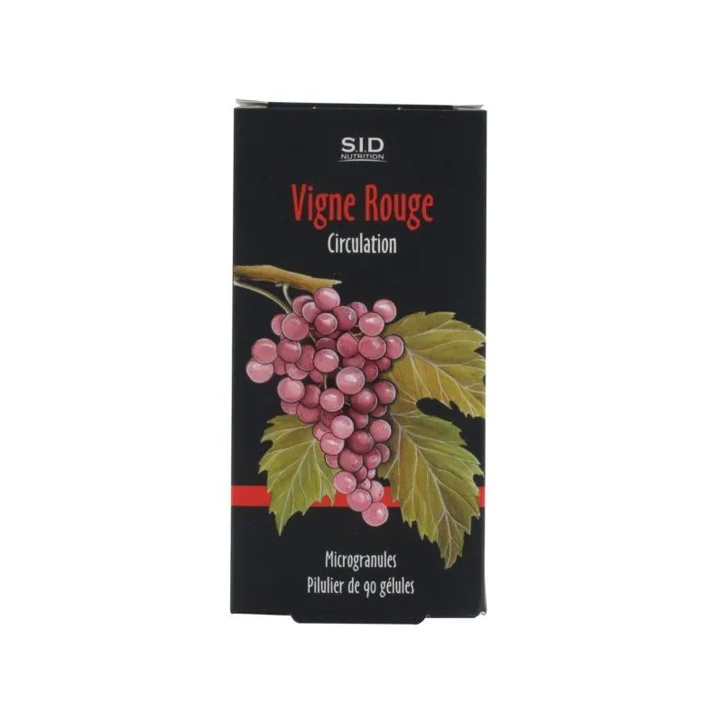 SID Nutrition Vigne Rouge 90 Gélules SID Nutrition Vigne Rouge 90 Gélules