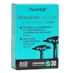 Sid Prevent Life Décontractant Musculaire 30 Comprimés