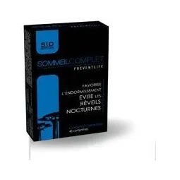 SID Preventlife Sommeil Complet Mélatonine 40 comprimés.