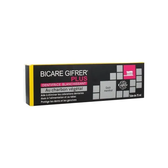 Bicare Gifrer Plus Dentifrice Blanchissant 75ml Bicare Gifrer Plus Dentifrice Blanchissant 75ml
