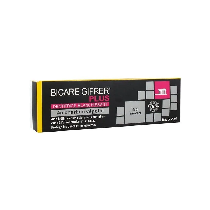 Bicare Gifrer Plus Dentifrice Blanchissant 75ml Bicare Gifrer Plus Dentifrice Blanchissant 75ml