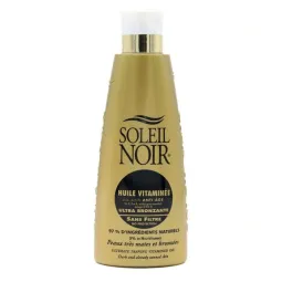 Soleil Noir Huile Sèche Vitaminée Sans Filtre Ultra Bronzante 150ml