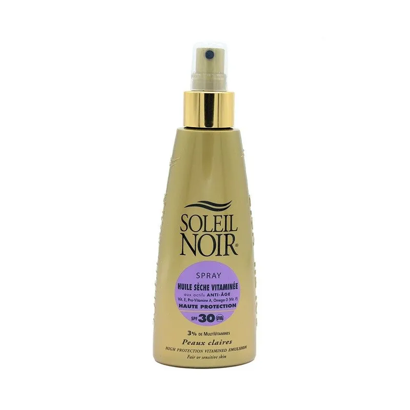 Soleil Noir Huile Sèche Vitaminée SPF30 150ml Soleil Noir Huile Sèche Vitaminée SPF30 150ml