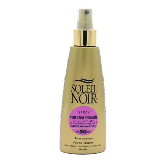 Soleil Noir Huile Sèche Vitaminée SPF50 150ml Soleil Noir Huile Sèche Vitaminée SPF50 150ml