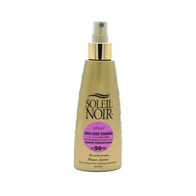 Soleil Noir Huile Sèche Vitaminée SPF50 150ml Soleil Noir Huile Sèche Vitaminée SPF50 150ml
