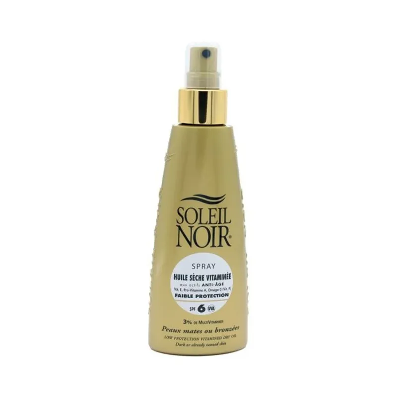 Soleil Noir Huile Sèche Vitaminée SPF6 Faible Protection 150ml