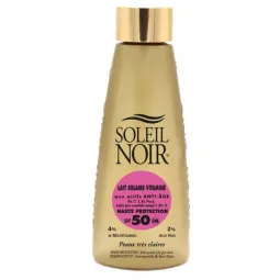Soleil Noir Lait Vitaminé Haute Protection SPF50 150ml