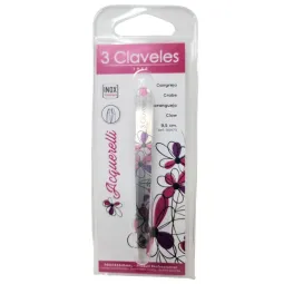 3 Claveles Pince à Epiler Acquerelli Pointe Crabe 9.5cm