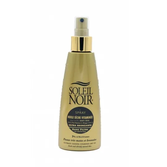 Soleil Noir Spray Huile Sèche Vitaminée Peaux très Mates 150ml