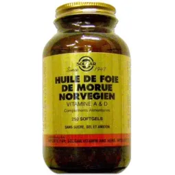 Solgar Huile de Foie de Morue 250 Gélules